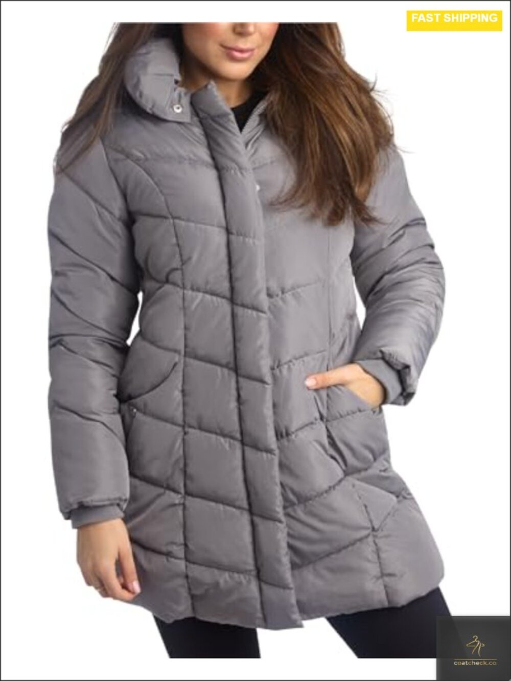 Women's Long Quilted Puffer Jacket Heavyweight Insulated Parka Winter Coat